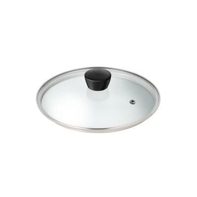 Kuhn Rikon 18 cm Zwarte Glazen Deksel - Koekenpan Deksel Kuhn Rikon 18 cm Zwarte Glazen Deksel - Koekenpan Deksel