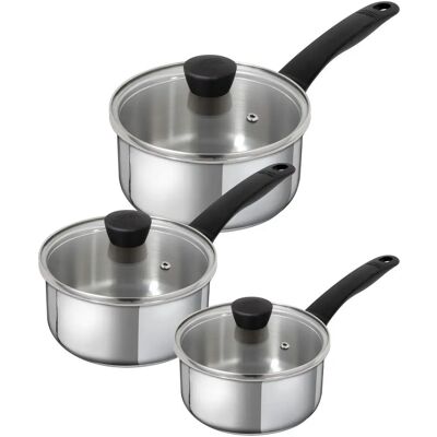 Kuhn Rikon Classic Induction 3-Piece Saucepans Set Kuhn Rikon Classic Induction 3-Piece Saucepans Set