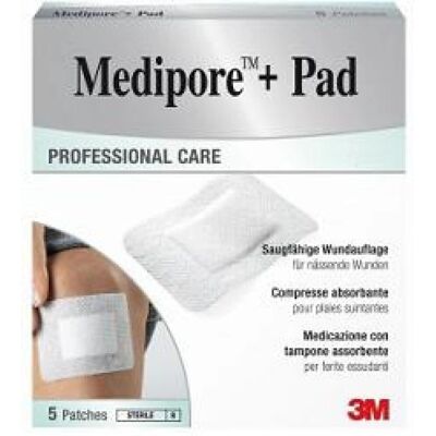 3M Medipore Pad Sterile Cerotto per Ferite - Cerotto 3M Medipore Pad Sterile Cerotto per Ferite - Cerotto