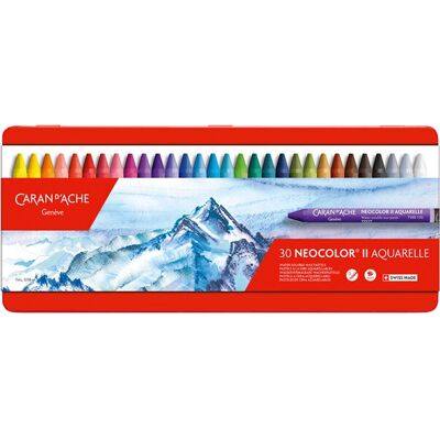Caran d'Ache Neocolor Water-Soluble Wax Pastels - 30 pcs Caran d'Ache Neocolor Water-Soluble Wax Pastels - 30 pcs