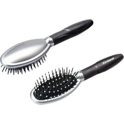 Trisa - 680699 - black-silver - hairbrush - Publicité Trisa - 680699 - black-silver - hairbrush - Publicité