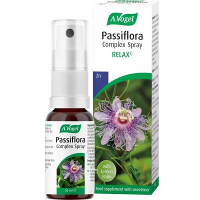 A.Vogel Passiflora Complex Spray - Passion Flower & Lemon Balm - Stress Relief - 20ml A.Vogel Passiflora Complex Spray - Passion Flower & Lemon Balm - Stress Relief - 20ml