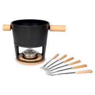 Stöckli 7576.80 Fondue-Set - 3,2L Schwarz, Holz für 6 Personen Stöckli 7576.80 Fondue-Set - 3,2L Schwarz, Holz für 6 Personen
