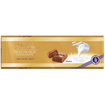 Lindt Złota Tablica 300g - Szwajcarska Mleczna Czekolada Luksusowa Lindt Złota Tablica 300g - Szwajcarska Mleczna Czekolada Luksusowa