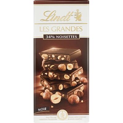 Lindt Lindt Barre de Chocolat Noir 150g - Publicité Lindt Lindt Barre de Chocolat Noir 150g - Publicité