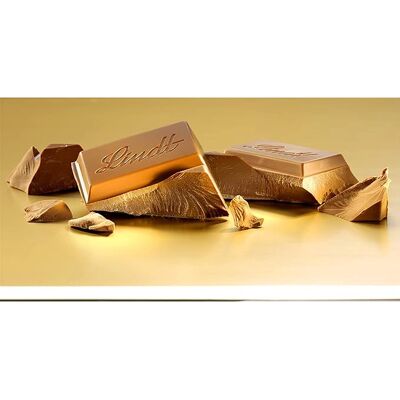 Lindt Zlatá Zlatá Mléčná Čokoláda 300g - Čokoládová Tyčinka Lindt Zlatá Zlatá Mléčná Čokoláda 300g - Čokoládová Tyčinka