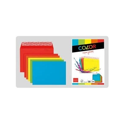 Enveloppe Elco 74634.00 - C6, 20 pcs, FSC, Couleurs Mixtes - Publicité Enveloppe Elco 74634.00 - C6, 20 pcs, FSC, Couleurs Mixtes - Publicité