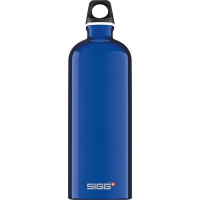 Sigg 1L Aluminium Vannflaske - Mørk Blå Sigg 1L Aluminium Vannflaske - Mørk Blå