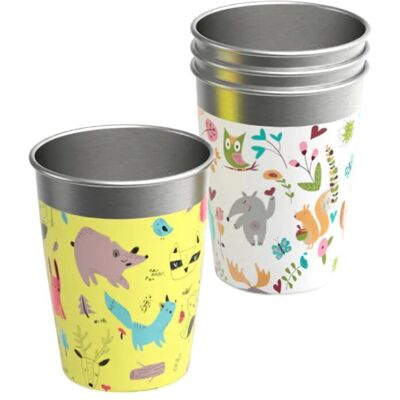 SIGG Kindertasse-Set - 350 ml - Bunt - Edelstahl - Kindertasse-Set SIGG Kindertasse-Set - 350 ml - Bunt - Edelstahl - Kindertasse-Set