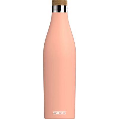 SIGG Meridian Bouteille d'eau Rose Shy Pink 700ml Acier Inoxydable - Double Paroi - Publicité SIGG Meridian Bouteille d'eau Rose Shy Pink 700ml Acier Inoxydable - Double Paroi - Publicité