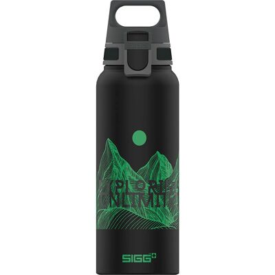 Sticlă de apă SIGG 9026.20 din aluminiu reciclat neagră - Utilizare zilnică și sport Sticlă de apă SIGG 9026.20 din aluminiu reciclat neagră - Utilizare zilnică și sport