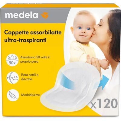 Medela Ultra-Atmungsaktive Stillkissen - Hochabsorbierend, Luftdurchlässig, Diskret Medela Ultra-Atmungsaktive Stillkissen - Hochabsorbierend, Luftdurchlässig, Diskret