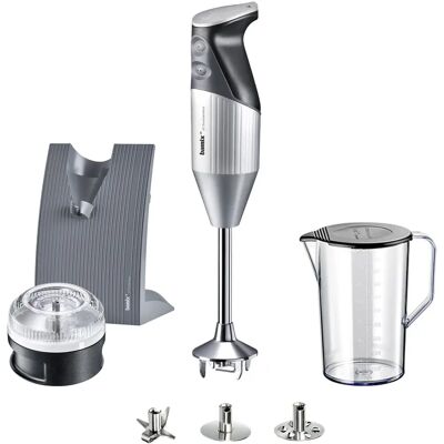 Mixeur plongeant Bamix Swissline - 200 W - Argent - Publicité Mixeur plongeant Bamix Swissline - 200 W - Argent - Publicité
