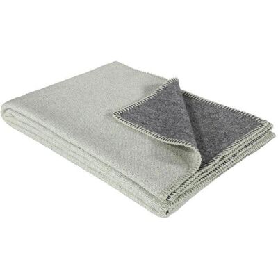 Eskimo Cotola - 130 x 200 cm - Baumwoll-Wolle - Grün - Throw blanket Eskimo Cotola - 130 x 200 cm - Baumwoll-Wolle - Grün - Throw blanket