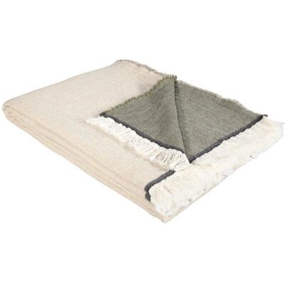 Eskitex AG - Lily Plaid - Beige Salbei - throw blanket Eskitex AG - Lily Plaid - Beige Salbei - throw blanket