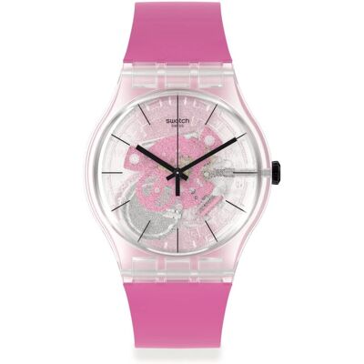 Swatch Pink Daze - Montre intelligente - Publicité Swatch Pink Daze - Montre intelligente - Publicité