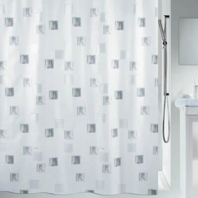 Tenda doccia in poliestere Milano Spirella - Decorazione bagno Tenda doccia in poliestere Milano Spirella - Decorazione bagno