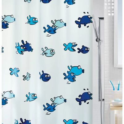 Spirella Hugo Blue Shower Curtain - Shower Curtain Spirella Hugo Blue Shower Curtain - Shower Curtain