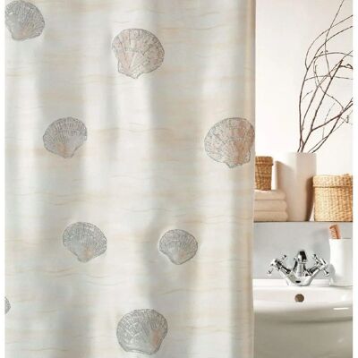 Spirella - Beigefarbener Polyester Duschvorhang - 120x200cm Spirella - Beigefarbener Polyester Duschvorhang - 120x200cm