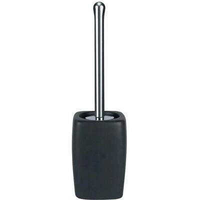 Spirella Spazzola WC in ceramica retrò nera - Portasciugamano e supporto Spirella Spazzola WC in ceramica retrò nera - Portasciugamano e supporto