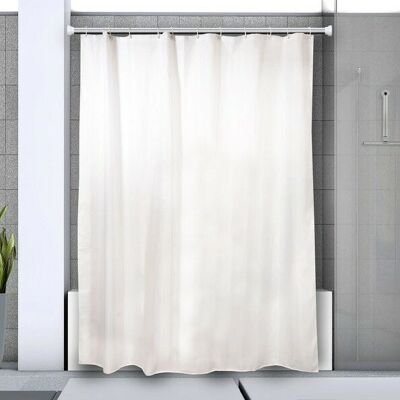 Spirella 10.10327 Barre de Douche en Acier Inoxydable - Ajustable 75-125cm Spirella 10.10327 Barre de Douche en Acier Inoxydable - Ajustable 75-125cm