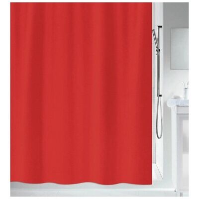 Tenda doccia in poliestere rossa Spirella - 120x200cm Tenda doccia in poliestere rossa Spirella - 120x200cm