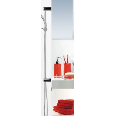 Spirella Red Polyester Shower Curtain - High-Quality, Waterproof, Anti-Mould Spirella Red Polyester Shower Curtain - High-Quality, Waterproof, Anti-Mould