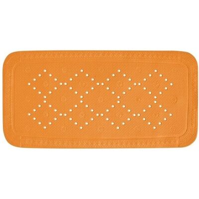 Spirella Antislip Badmat - Rechthoek - 36x91cm - Oranje Spirella Antislip Badmat - Rechthoek - 36x91cm - Oranje