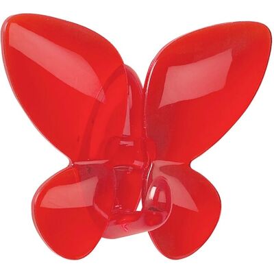 Spirella Aufbewahrungshaken - Rot - 2kg Tragkraft - Moderner Klebehaken Spirella Aufbewahrungshaken - Rot - 2kg Tragkraft - Moderner Klebehaken