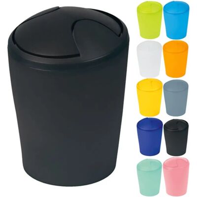 SPIRELLA Move Poubelle Compacte Noire - Cosmeticeimer SPIRELLA Move Poubelle Compacte Noire - Cosmeticeimer