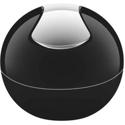 Spirella 7610583149725 Trash Can - Round 1L Polypropylene Black Spirella 7610583149725 Trash Can - Round 1L Polypropylene Black