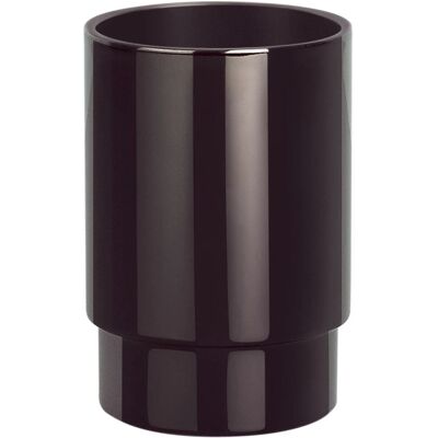 Porta cepillos independiente Negro Titanio - Spirella Nyo Porta cepillos independiente Negro Titanio - Spirella Nyo