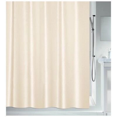 Cortina de ducha de poliéster beige Spirella - Cortina de ducha Cortina de ducha de poliéster beige Spirella - Cortina de ducha