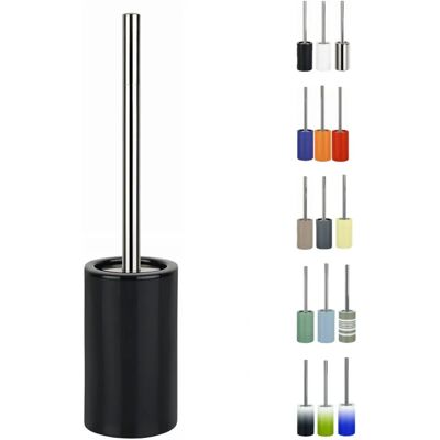 Ensemble de brosse WC Spirella TUBE - Accessoire de salle de bain noir élégant Ensemble de brosse WC Spirella TUBE - Accessoire de salle de bain noir élégant