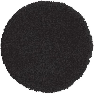 Tappetino bagno microfibra Highland ø60cm Nero - Bagno Tappetino bagno microfibra Highland ø60cm Nero - Bagno
