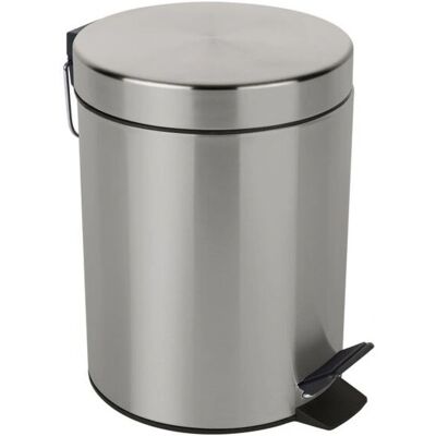 Spirella Steel 5L Round Trash Bin - Bathroom Decor Spirella Steel 5L Round Trash Bin - Bathroom Decor