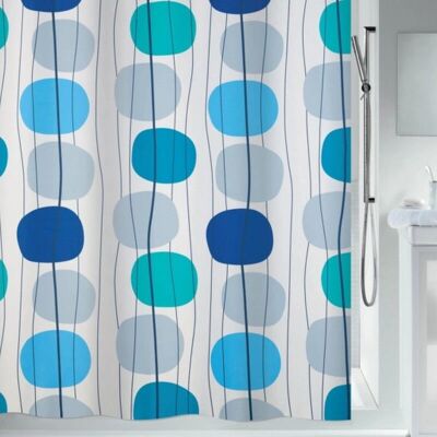 Spirella Model 7610583167316 Polyester Blue, Grey, White Shower Curtain Spirella Model 7610583167316 Polyester Blue, Grey, White Shower Curtain