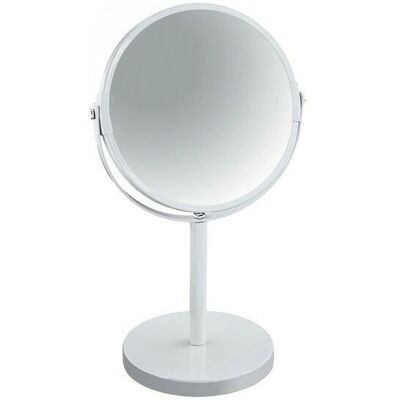 Miroir de maquillage en métal réversible Spirella Sydney - Rond - Publicité Miroir de maquillage en métal réversible Spirella Sydney - Rond - Publicité