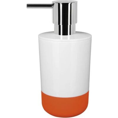 Spirella 7610583175854 Distributeur de savon Orange et Blanc - Distributeur de savon Spirella 7610583175854 Distributeur de savon Orange et Blanc - Distributeur de savon