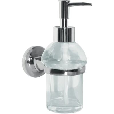 Spirella - Lagune Transparenter Glas und Edelstahl Seifenspender - Seifenspender Spirella - Lagune Transparenter Glas und Edelstahl Seifenspender - Seifenspender
