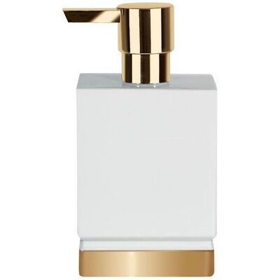 Spirella 7610583179777 Soap Dispenser - White & Gold Spirella 7610583179777 Soap Dispenser - White & Gold