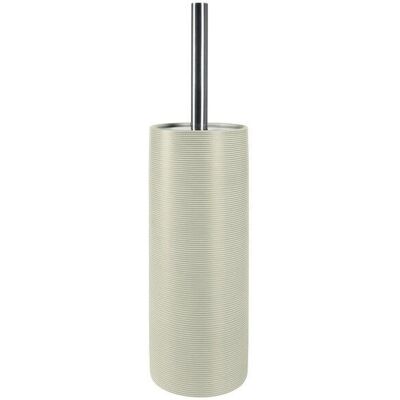 Brosse WC en céramique grise Spirella avec porte-brosse Brosse WC en céramique grise Spirella avec porte-brosse