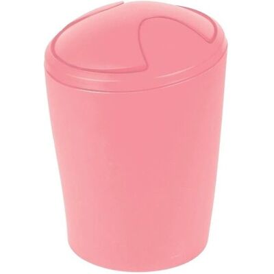 Poubelle Rose 2L Rond Polypropylène - Poubelle Poubelle Rose 2L Rond Polypropylène - Poubelle