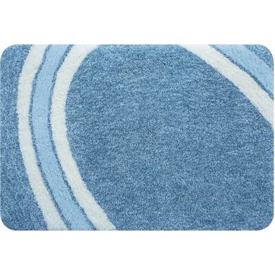 Tappetino da bagno microfibra Spirella 70x120cm Blu Tappetino da bagno microfibra Spirella 70x120cm Blu
