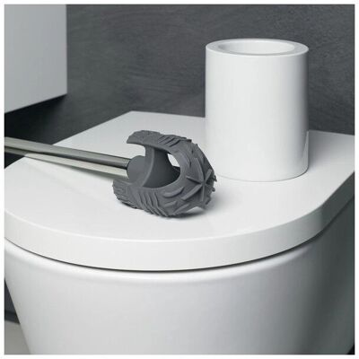 Brosse WC et Support Spirella - Accessoire de salle de bain blanc Brosse WC et Support Spirella - Accessoire de salle de bain blanc