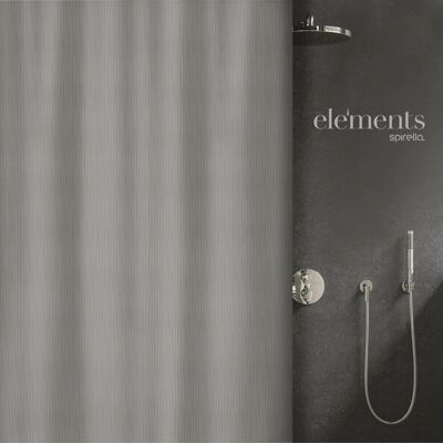 Spirella - MERA - Gris - 180x200cm - Shower Curtain Spirella - MERA - Gris - 180x200cm - Shower Curtain