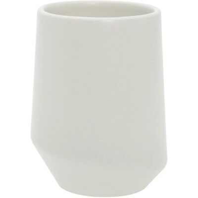 Modèle Spirella - Vase en céramique - Blanc mat élégant - Vase en céramique Modèle Spirella - Vase en céramique - Blanc mat élégant - Vase en céramique
