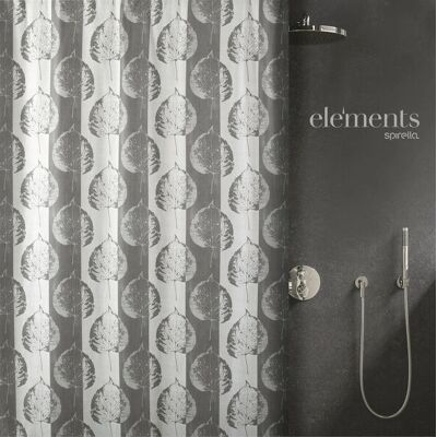 Cortina de ducha Spirella 7610583196835 - Poliéster Taupe Cortina de ducha Spirella 7610583196835 - Poliéster Taupe
