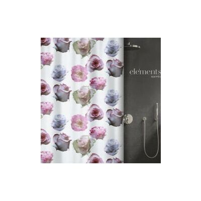 Spirella - Muse - Rose - Polyester - Cortina de ducha Spirella - Muse - Rose - Polyester - Cortina de ducha