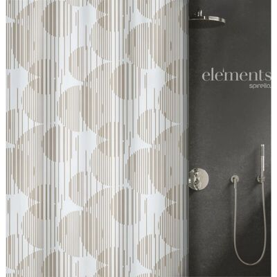 Spirella - Elements - Beige - 240x180cm - Cortina de ducha Spirella - Elements - Beige - 240x180cm - Cortina de ducha